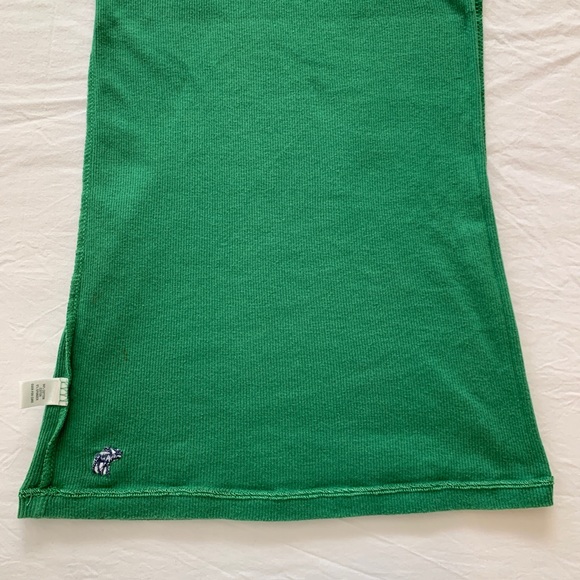 Abercrombie Ribbed Green Tank Top Juniors - Picture 9 of 15
